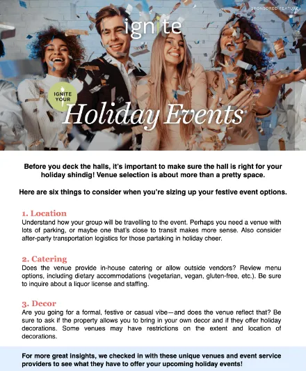 Holiday Events Guide